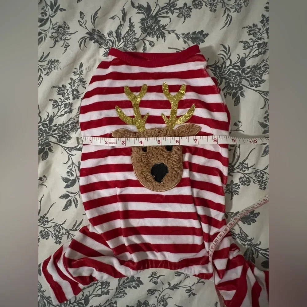 Dog reindeer pajamas